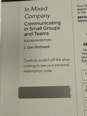 In Mixed Company – Comm In Small Groups & Teams by Dan Rothwell 11th Ed W/CODE