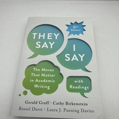 W. W. Norton They Say / I Say with Readings 6th Ed Paperback 2024 Academic Code