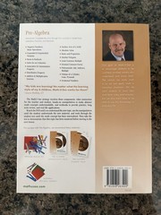 Math-U-See Pre-Algebra Student Workbook & Test Booklet Set – *BRAND NEW*- Unused