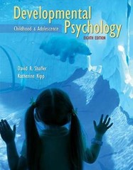 Developmental Psychology: Childhood and Adolescence by David R Shaffer: Used
