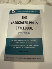 Associated Press Stylebook :56th edition by The Associated Press (2022, Trade…