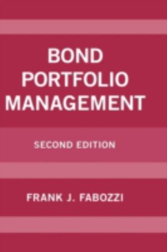 Bond Portfolio Management by Fabozzi, Frank J.
