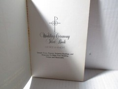 Wedding Ceremony Idea Book – George W. Knight – PB Revised Third Printing