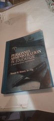 PERSONNEL ADMINISTRATION IN EDUCATION: A MANAGEMENT Book Ronald W. Rebore
