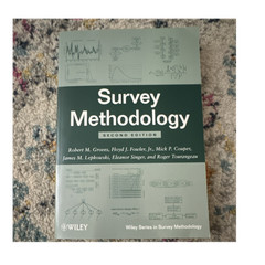 Wiley Survey Methodology 2nd Edition Hardcover by Groves, Fowler, Couper