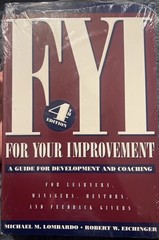 For Your Improvement by Robert W. Eichinger and Michael M. Lombardo (Book,…
