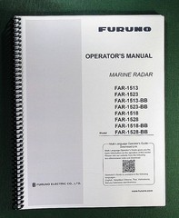Furuno FAR-1513 / FAR-1523 Operator’s Manual: Full Color & Protective Covers!