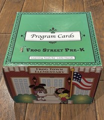 Frog Street Press Pre-K Program Cards Activity Sequence Photo Letter Word Vocab