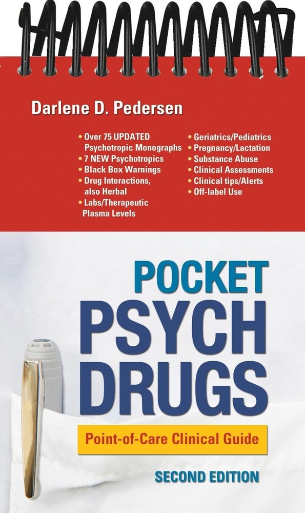 Pocket Psych Drugs: Point-of-Care Clinical Guide by Darlene Pedersen (English) S