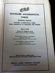 Standard Mathematical Tables edited by Charles D. Hodgman – 1957 cjs