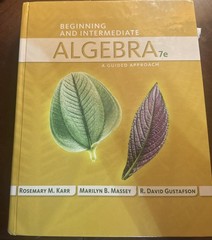 Beginning and Intermediate Algebra : A Guided Approach (2014, Hardcover)