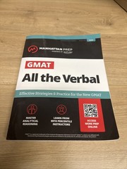 Manhattan Prep Gmat Prep Ser.: All the GMAT by Manhattan Prep (2024) Trade Paper