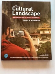 The Cultural Landscape by James M. Rubenstein 14 AP Edition 2024 Hardcover