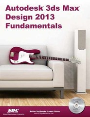 Autodesk 3DS Max Design 2013 – Paperback, by SDC Publications – Very Good c