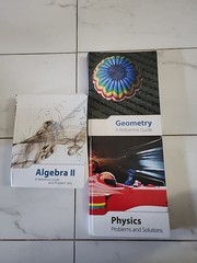 Books, Geometry A Refrence Guide, Physics Problems And Solutions, Algebra 2