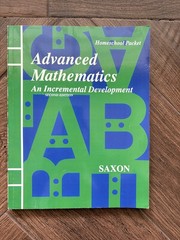 Saxon advanced mathematics (2nd edition) Set, textbook, answer key, test Forms