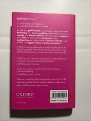 Gallimaufry : A Hodgepodge of Our Vanishing Vocabulary by Michael Quinion (2006,