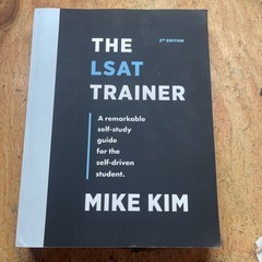 The LSAT Trainer: A Remarkable Self-Study – Paperback, by Kim Mike -4TH ED.. b5