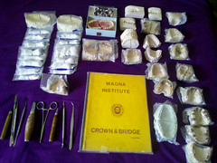 Dental Technology Crown & Bridge Training (1983) Manual, Tools, Models, Samples
