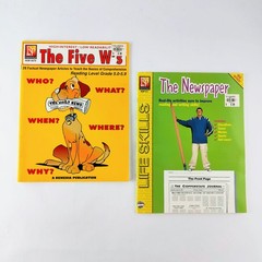 Remedia Publicatoins LIfe Skills The Newspaper The Five Ws Level 3-4 & 5 Lot