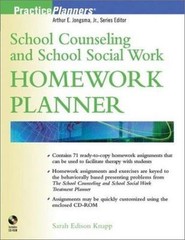 Practiceplanners Ser.: School Counseling and School Social Work Homework Planner