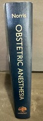 Obstetric Anesthesia – Hardcover, by Norris Mark C. – Good