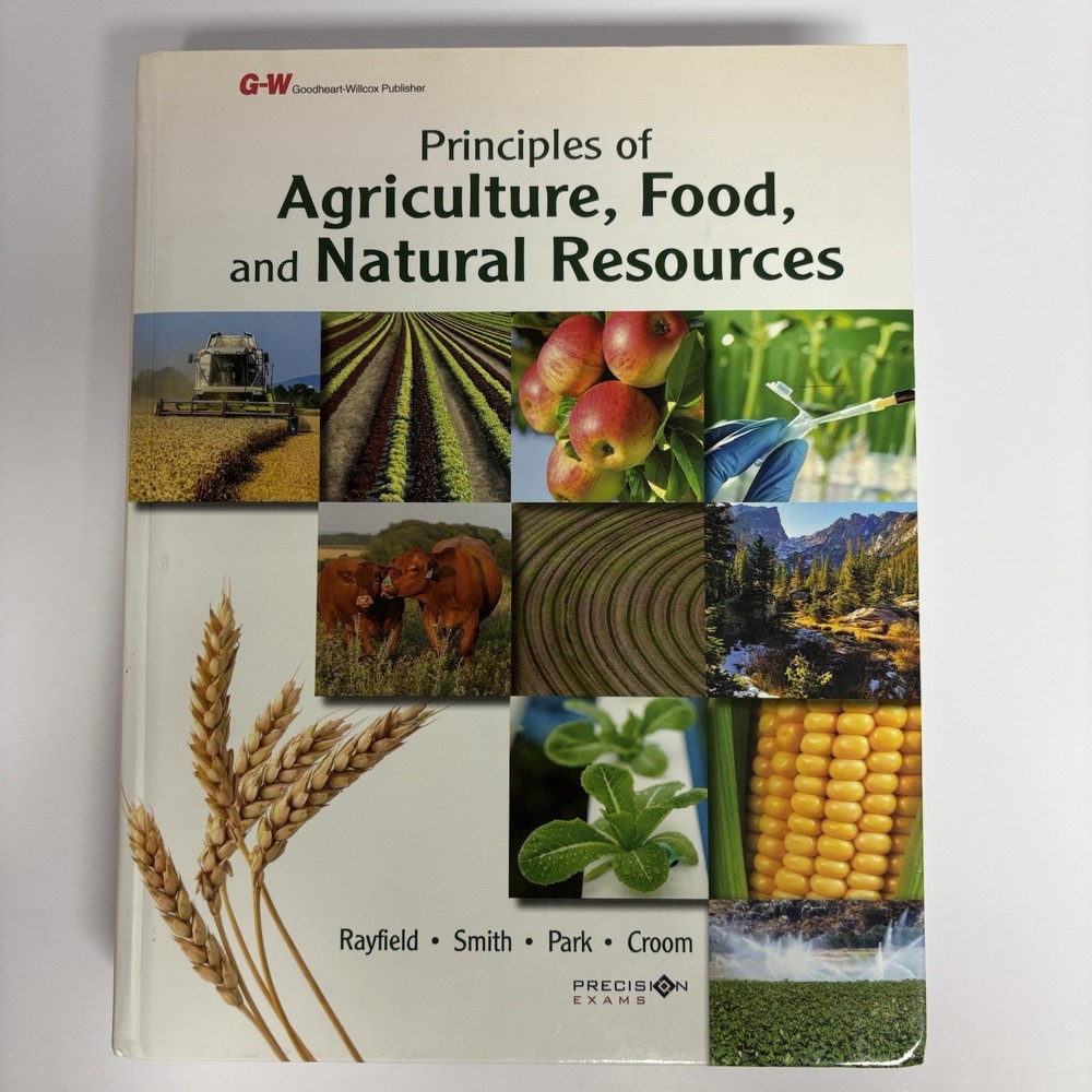 Principles of Agriculture Food and Natural Resources Hardcover Textbook Rayfield