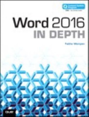 Word 2016 in Depth (Includes Content Update Program) by Wempen, Faithe