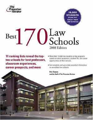 Best 170 Law Schools, 2008 Edition – Paperback, by Princeton Review – Acceptable