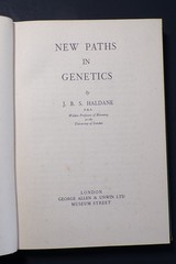 1st edition New Paths in Genetics by J D S Haldane Hardcover Good