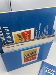 VTG 2000s Houghton Mifflin Math Steps Computational Skills Tutorial Kit 5-7