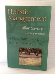 Holistic Management by Allan Savory with Jody Butterfield 1999 PB VG SHIPS FREE