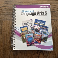 A Beka Book Homeschool Language Arts 5 Curriculum Lesson Plans Spiral Bound