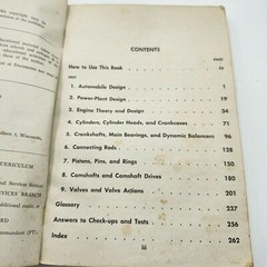 US Armed Forces Auto Mechanics Course 1 The Engine Education Manual 1944 EM 950