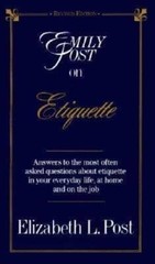 Emily Post on Etiquette – Library Binding By Post, Emily – GOOD