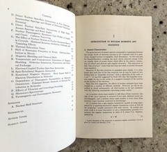 Rare! Vintage 1953 Nuclear Moments by Nobel Laureate N F Ramsey (Harvard) HCDJVG