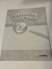 Abeka, Observing God’s World, 6th Grade Student Tests