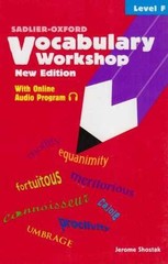 Vocabulary Workshop: Level F – Paperback, by Shostak Jerome – Acceptable n