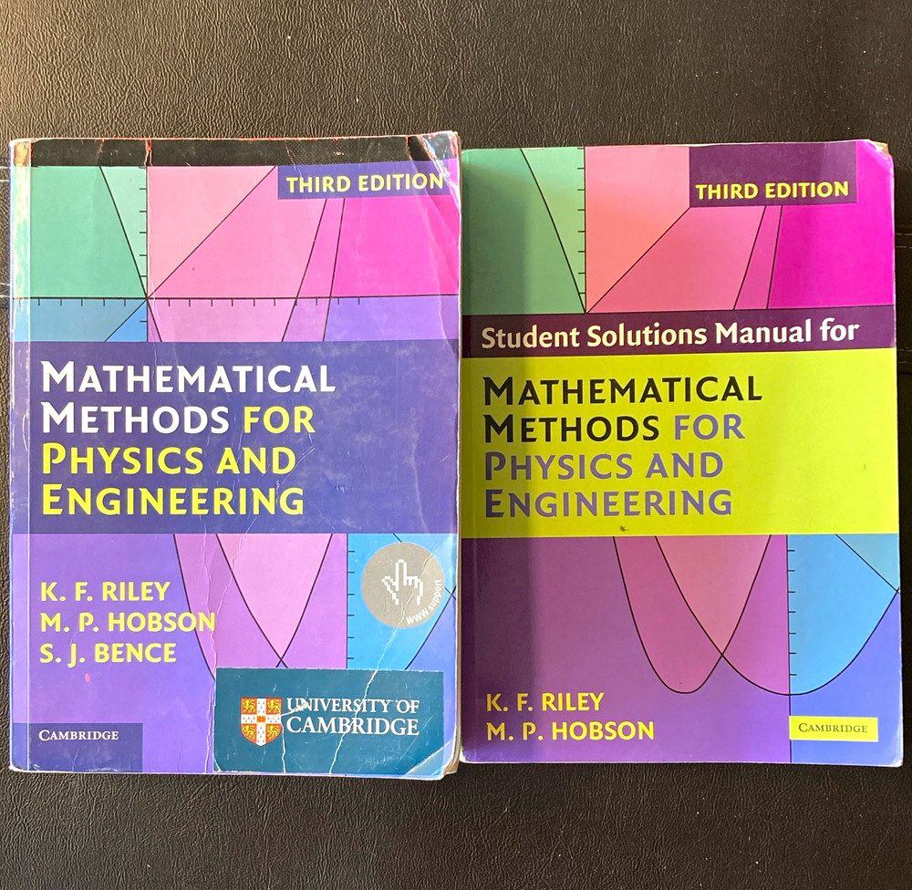 Cambridge Mathematical Methods for Physics & Engineering 3rd – Book & Solutions