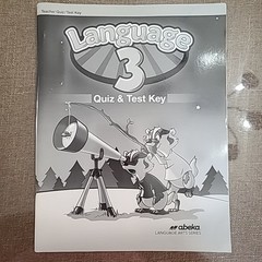 Abeka Language 3 Teacher Quiz and Test Key Fifth Edition