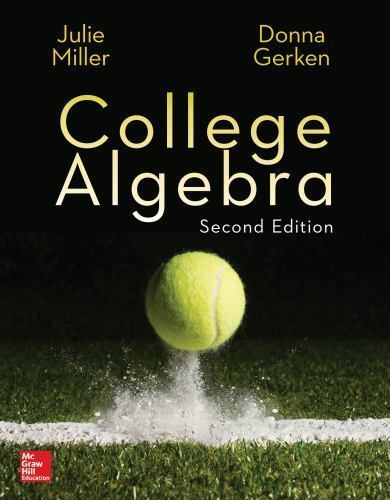 College Algebra (Collegiate Math) – Hardcover By Miller, Julie – VERY GOOD