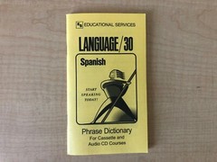 Spanish Phrase Book / Dictionary – Pocket Size – by Language/30