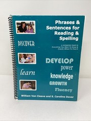 Phrases and Sentences for Reading Spelling Van Cleave 2013 Spiral Clean Pages