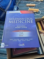 Goldman-Cecil Medicine VOLUME 2 BOOK, Cecil Textbook of Medicine 25th Ed. 105up