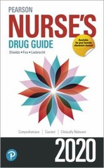 Pearson Nurse’s Drug Guide 2020 Hardcover
