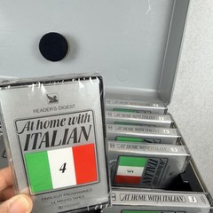 Vintage Reader’s Digest At Home With Italian Pimsleur Cassette Course Complete