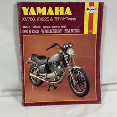 HAYNES Owners Workshop Manual YAMAHA XV750, XV920 & TR1 V-TWINS 1981 THRU 1982