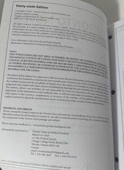 Toronto Notes for Medical Students Medicine & Surgery 2020 36th Edition Lot
