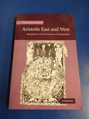 Aristotle East and West: Metaphysics and the Division of Christendom