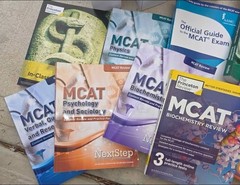 The Princeton Review & Others MCAT Study Guide Book Lot English Exam Preparation